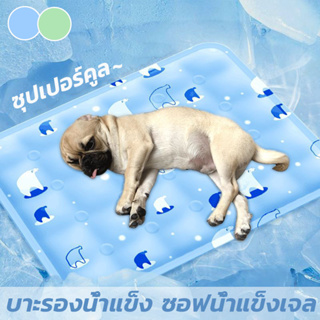 พร้อมส่ง✅บาะรองน้ำแข็ง ซอฟน้ำแข็งเจล ฤดูร้อน แผ่นรองน้ำแข็งสัตว์เลี้ยง เสื่อสุนัข รังแมว  สัตว์เลี้ยง แผ่นทำความเย็น