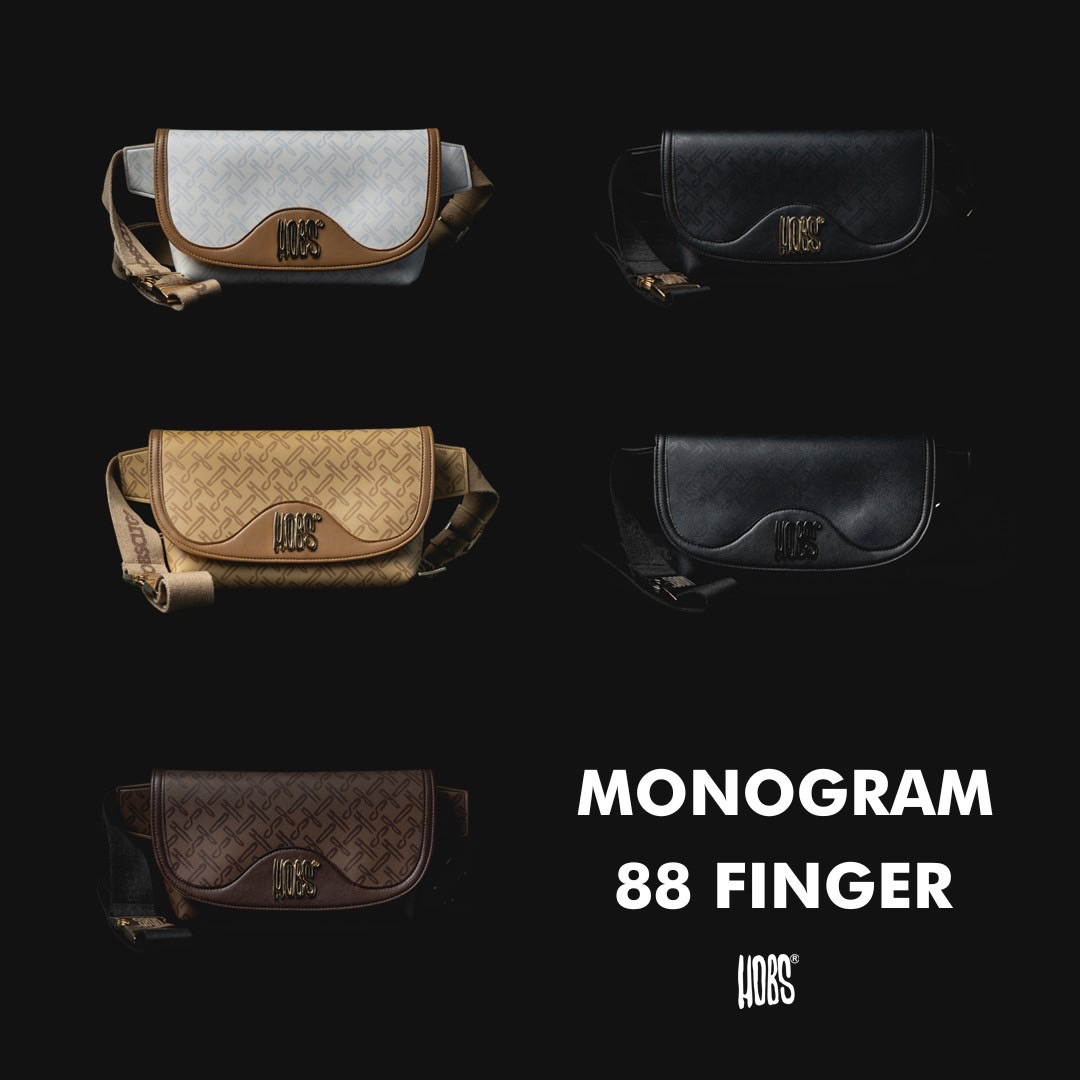 ภาพหน้าปกสินค้าHobs กระเป๋าสะพายข้าง Monogram 88Finger