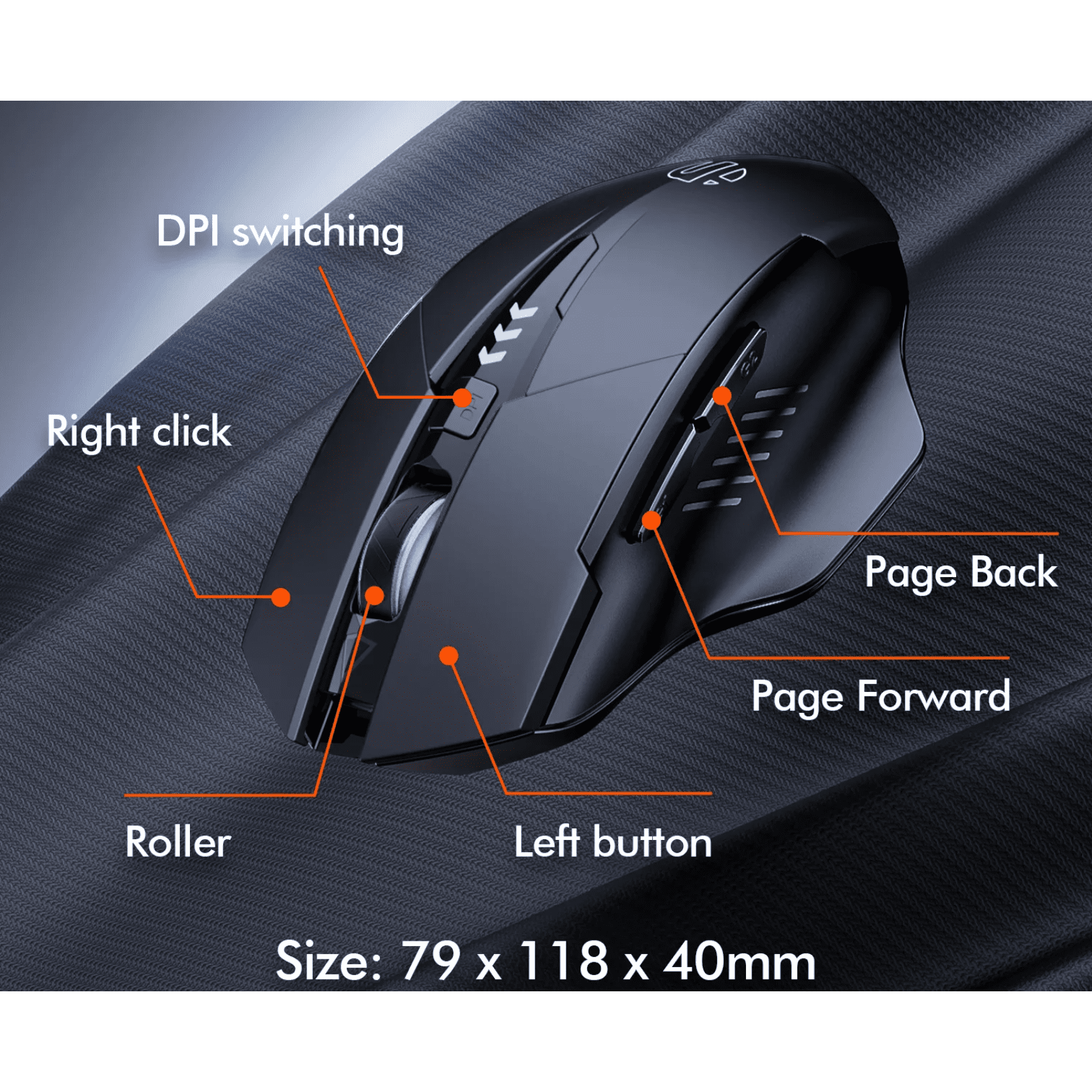 เมาส์ไร้สาย-inphic-a1-mouse-bluetooth-mouse-wireless-เมาส์เกมมิ่ง-เมาส์บลูทูธ-สำหรับไอแพด-แท็บเล็ต-คอม