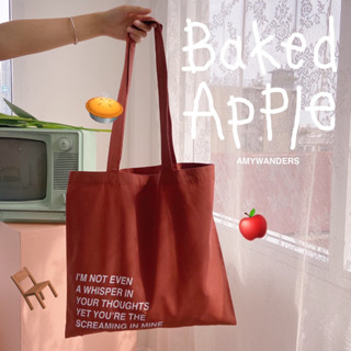 Amywanders กระเป๋าผ้า Baked Apple wanders tote