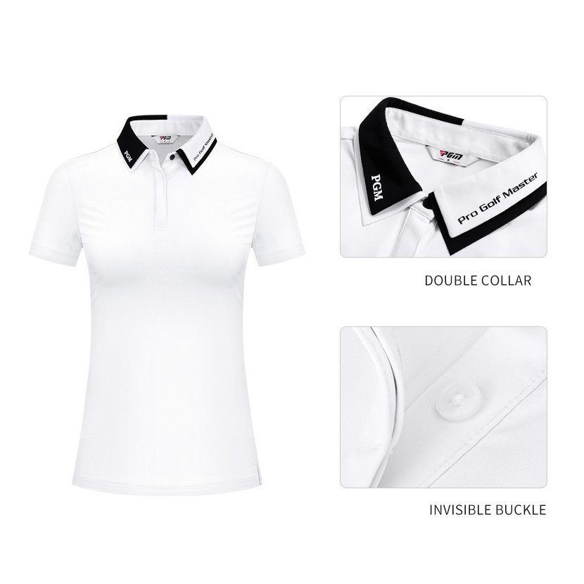 11golf-เสื้อกอล์ฟ-ผู้หญิง-pgm-yf472-เสื้อกอล์ฟแขนสั้น-pgm-ladies-golf-shirt