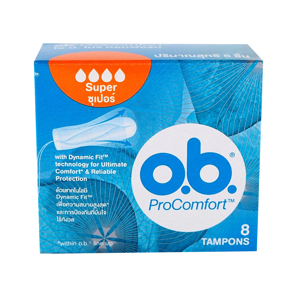 แพ็ค-3-กล่อง-o-b-pro-comfort-tampons-super-ผ้าอนามัยแบบสอด-สินค้าขายดี-ส่งเร็ว-ถูกที่สุด-by-bns