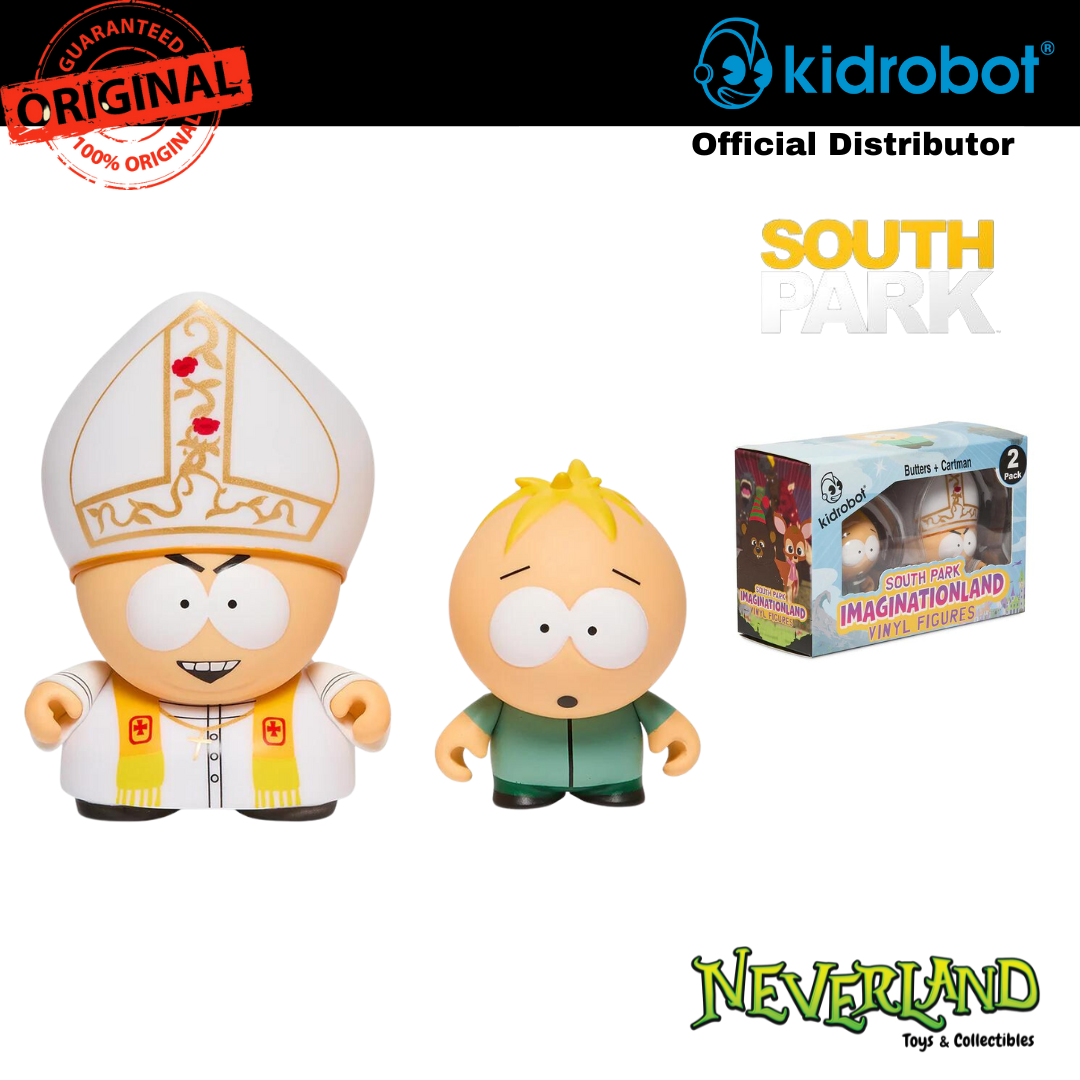 (KIDROBOT) South Park Imaginationland Butters & Cartman Vinyl Figure