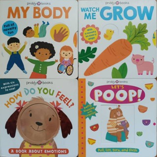 My Little World series by Priddy book, My Body, How do you feel?, Lets Poop, Watch Me Grow