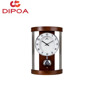 DIPOA New Arrival นาฬิกาตั้งโต๊ะ รุ่น SK101DB สีน้ำตาลเข้ม ขนาด : 20.5cm x 30 x หนา 8cm. Table Clock