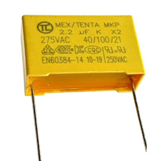 Capacitor 2.2uf 275VAC 275V Polypropylene iTeams DIY ตัวเก็บประจุ ฟิล์มโพลีโพรพิลีน คาปาซิเตอร์ แบบโพลีเอสเตอร์