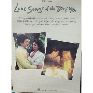 LOVE SONGS OF THE 80S AND 90S - EASY PIANO (HAL)073999103175