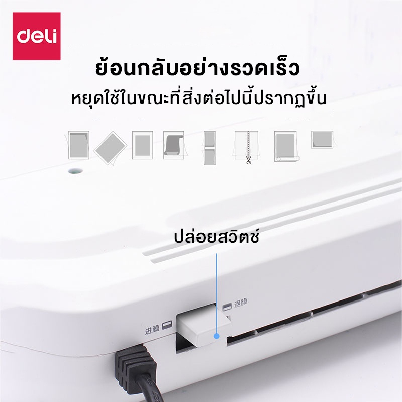 เครื่องเคลือบบัตร-แถมกระดาษเคลือบ100แผ่น-สำหรับ-a4-b5-a5-convincing