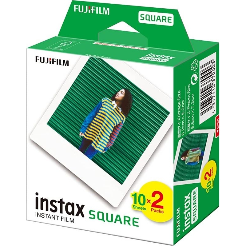ภาพหน้าปกสินค้าฟิล์มโพลารอยด์ Fujifilm Instax Square (Exp. 02/2025) 20 แผ่น /10 แผ่น