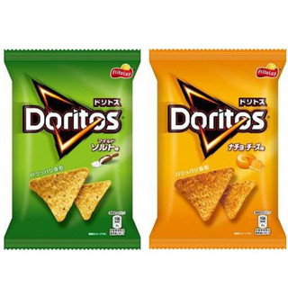 โดริโทส Doritos ขนมข้าวโพดอบกรอบ นำเข้าจากญี่ปุ่น 60-65 กรัม มี 2 รสชาติครับ