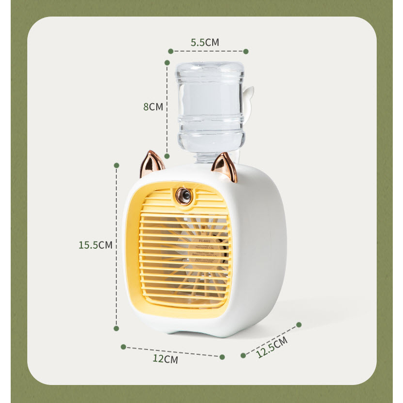 พัดลมไอน้ํา-ปรับอากาศ-พัดลมตั้งโต๊ะ-spray-cold-fan-cooler