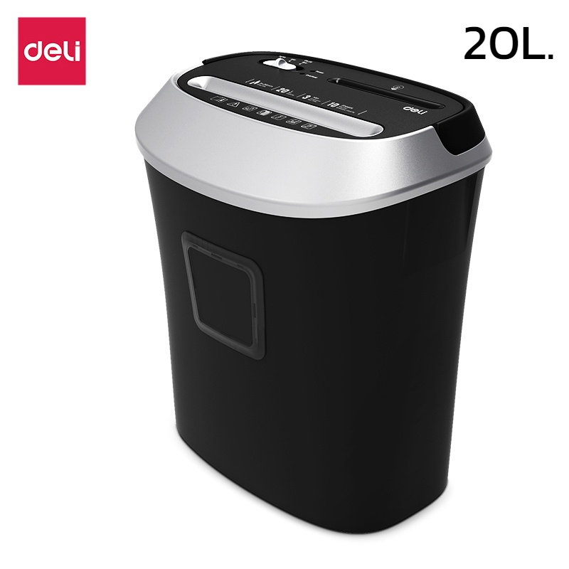 เครื่องทำลายเอกสาร-20-ลิตร-paper-shredder-เครื่องทำลายcd-เครื่องย่อยกระดาษ-ใส่กระดาษได้สูงสุด-10แผ่น-encoremall