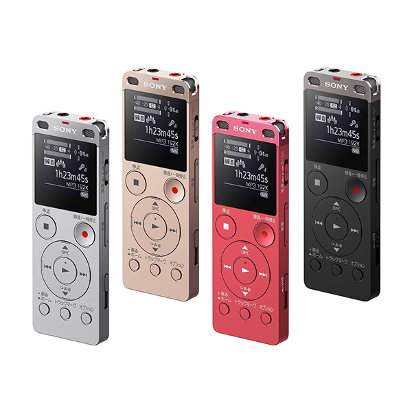 Sony ICDUX560F B Stereo IC recorder With FM tuner 4GB black ICDUX560F