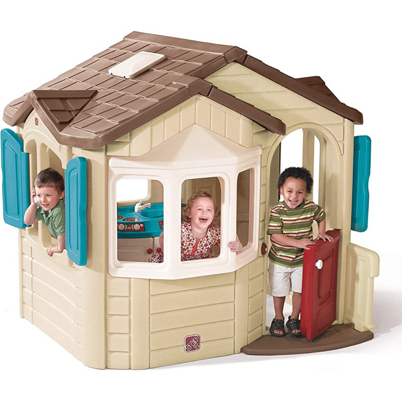 บ้านเด็กหลังใหญ่-ยี่ห้อ-step2-naturally-playful-welcome-home-playhouse