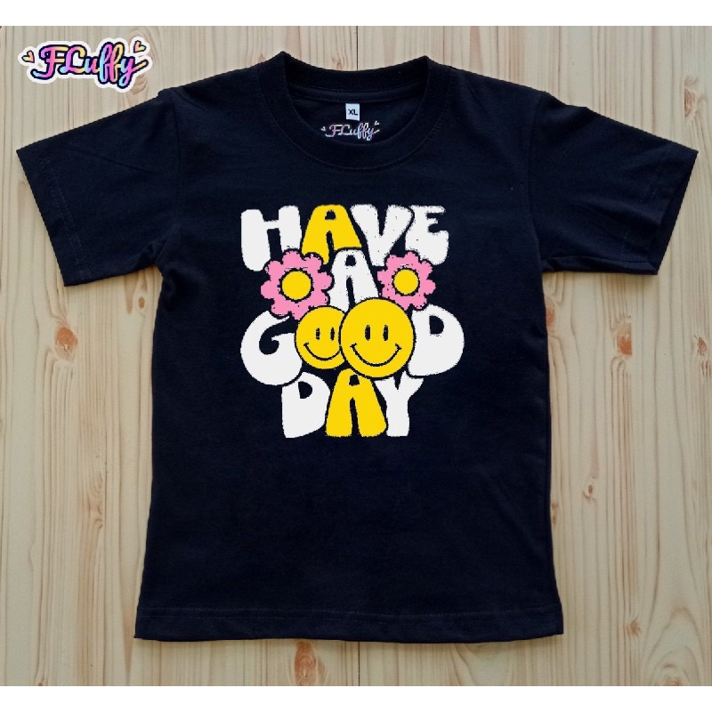 เสื้อยืดเด็ก-คอกลม-cotton100-smiley