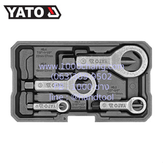 YATO YT-0585 ชุดผ่าน็อตตัวเมีย 4 ตัวชุด (น็อต Ø 9 - 27 mm)