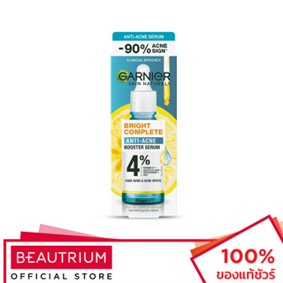 GARNIER Skin Naturals Bright Complete Anti-Acne Booster Serum ผลิตภัณฑ์บำรุงผิวหน้า 15ml