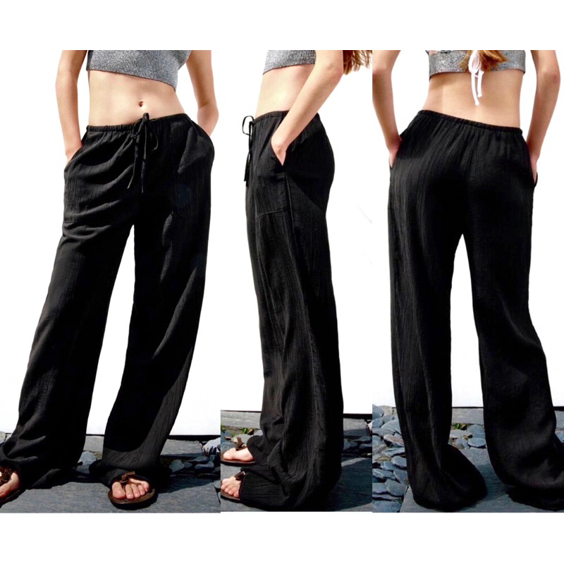 ZARA Full Length Trousers Shopee Thailand
