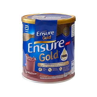 Ensure Gold เอนชัวร์ โกลด์ ช็อกโกแลต 400g 1 กระป๋อง Ensure Gold Chocolate 400g x1 อาหารเสริมสูตรครบถ้วน