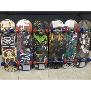 สเก็ตบอร์ด Skateboards ขนาด  ความยาว 70*20*10 ล้อPVC,สเก็ตบอร์ด,สเก็ตบอร์ดไถตรง,