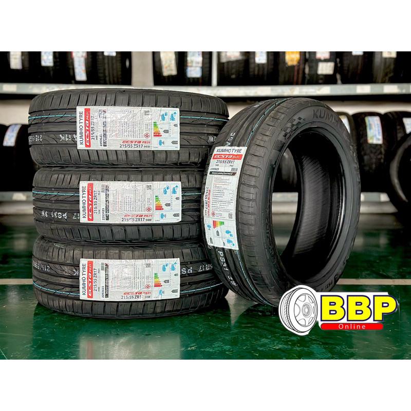 ยางขอบ17-215-55r17-kumho-ps31-ปี23