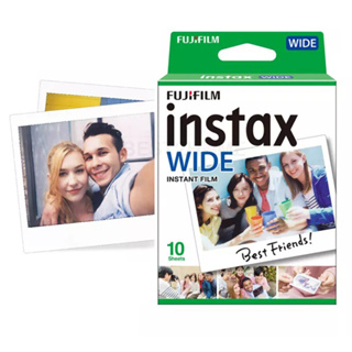 Fujifilm Instax Wide film  10 แผ่น ฟิล์มขอบขาว