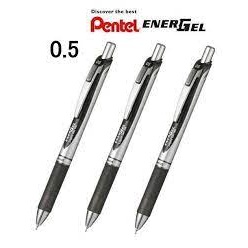 Pentel ปากกาเจล หมึกกันน้ำ Pentel Permanent Energel รุ่น BLP75