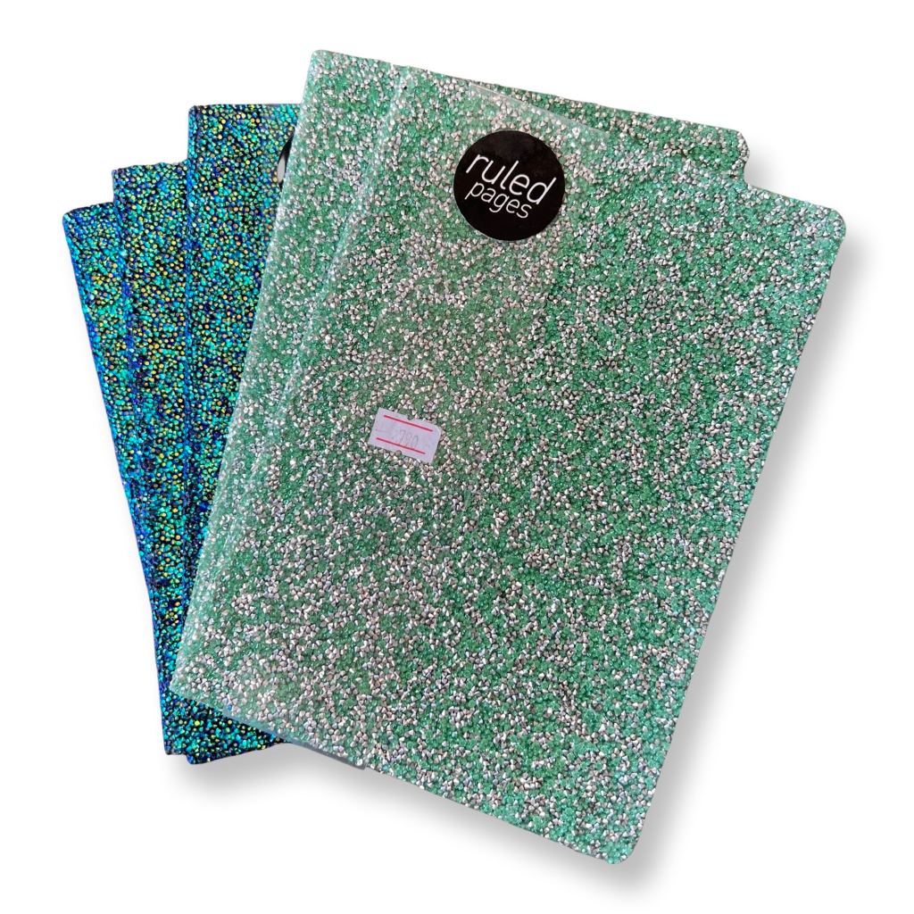 สมุดโน๊ตขนาด-a5-ปกกลิตเตอร์-notebook-glitter-cover-a5