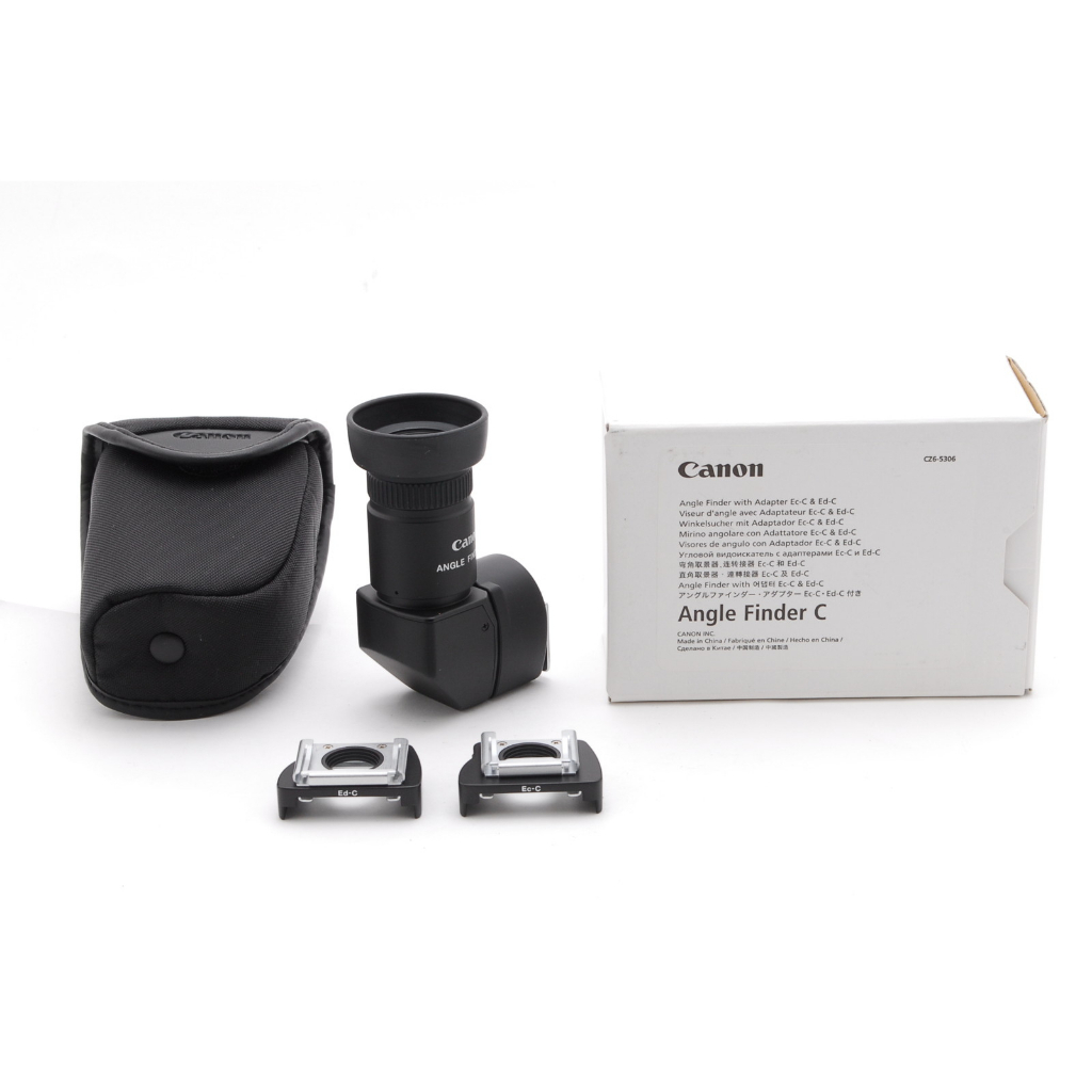 MINT Canon Angle Finder C 1.25X 2.5X, Ec-C, Ed-C Adapter, Box