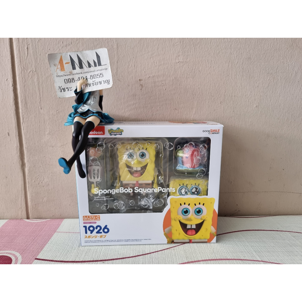 Good Smile Company Nendoroid Figurine Nendoroid SpongeBob SquarePants - Good Smile Company, NEUVE Sous Blister Nendoroid Bob L'éponge Neuf