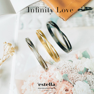 estella- กำไลข้อมือสแตนเลสแท้ รุ่น Infinity Love  เลสข้อมือ กำไลข้อมือแฟชั่น กำไล ผู้หญิง เครื่องประดับแฟชั่น กำไลคู่รัก