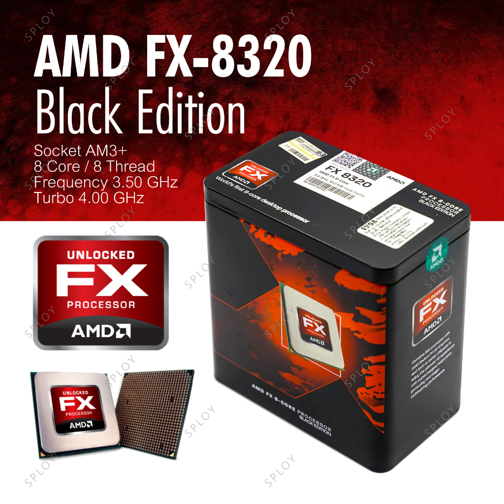 CPU (ซีพียู) AMD FX-8320 3.5Ghz Turbo 4Ghz 8C/8T Socket AM3+ | Shopee ...