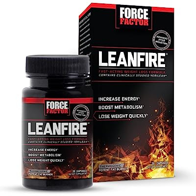 สนับสนุนการลดน้ำหนัก-ลดลไขมัน-force-factor-leanfire-fast-acting-weight-loss-formula