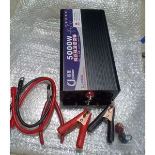 อินเวอร์เตอร์เพียวซายเวฟ5000W รุ่น12V/24V inverter pure sine wave ราคาพิเศษ DC TO AC Inverter ใช้ได้กับแอร์ iInverter