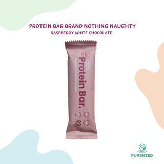 Raspberry White Chocolate Protein Bar โปรตีนบาร์ รสราสพ์เบอร์รี่ ไวท์ ช็อกโกแลต 40g./1Pcs