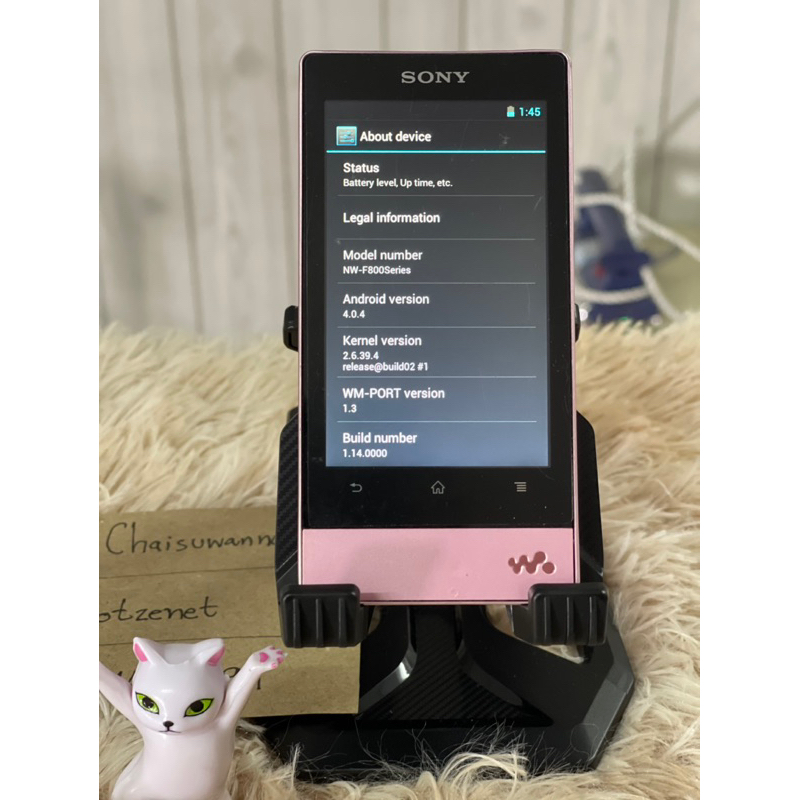Sony walkman F-805 สีชมพู มือสอง | Shopee Thailand