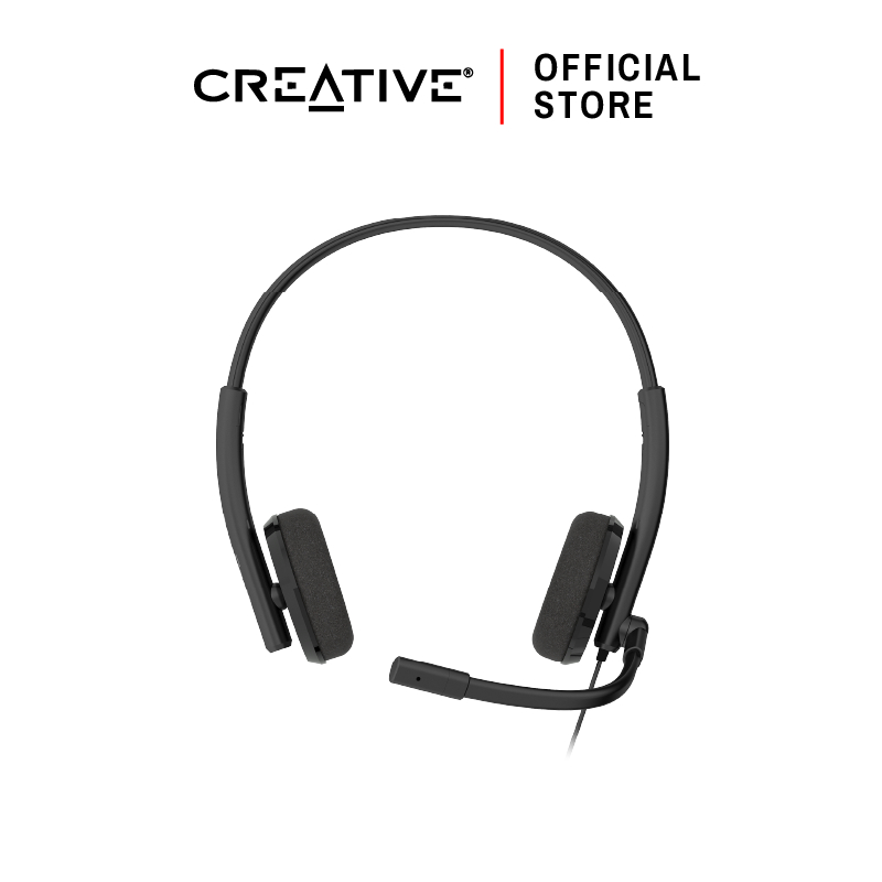 creative-hs-220-หูฟังเฮดเซ็ตแบบ-usb-พร้อมพร้อมไมโครโฟน-noise-cancelling-และปุ่มควบคุมบนสาย