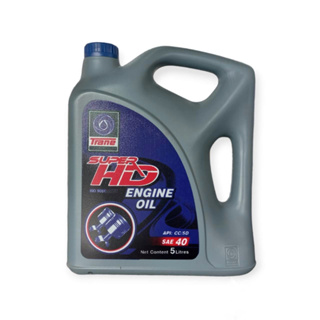 น้ำมันเทรน(Trane) ซุปเปอร์ เอชดี เอนจิ้น ออยล์ ( Super HD Engine oil ) SAE 40 ขนาด 5 ลิตร  ( 12/63 )