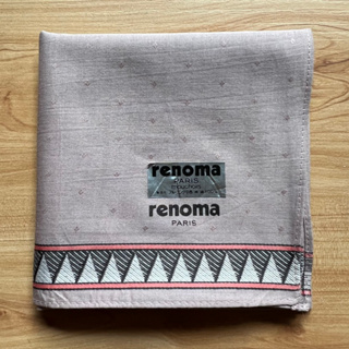 ผ้าเช็ดหน้าวินเทจผู้ชาย renoma แบรนด์เนมแท้ 💯%