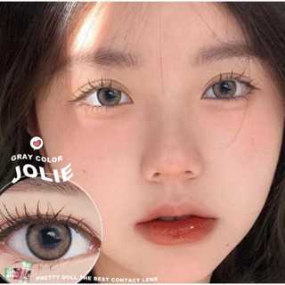 (COD)คอนแทคเลนส์ Contactlens ธรรมชาติ  รุ่น Jolie สายตา+ปกติ Prettydoll 0.00 ถึง - 6.00 เลนส์นิ่มใส่สบายตา แถมตลับ