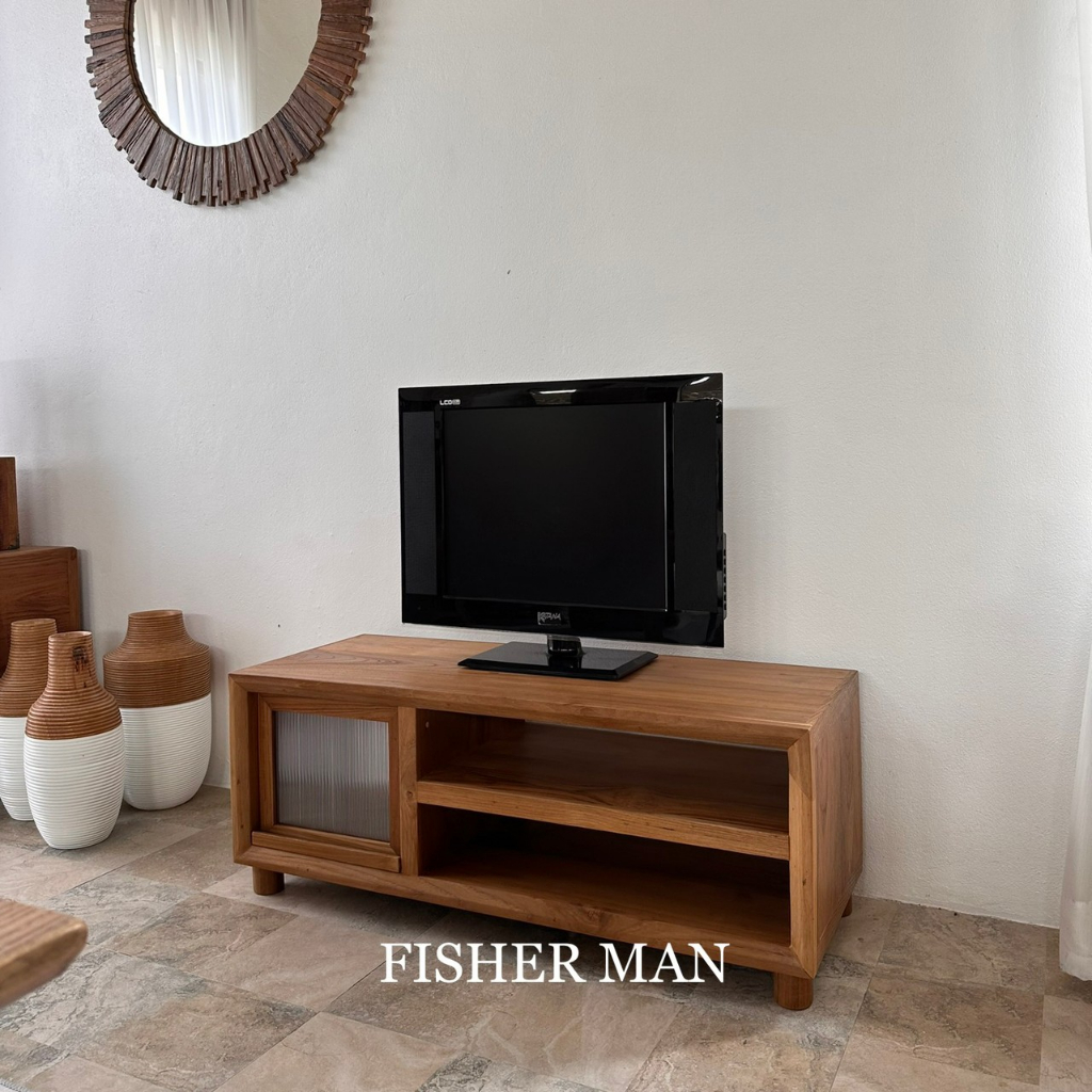 ตู้วางทีวี-ตู้เก็บของ-ตู้รองเท้า-ตู้ไม้สัก-ขนาด35x90x35-cm-tv-cabinet