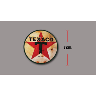 sticker pvc taxaco สติกเกอ เท็กซาโก้ งานออฟเซ็ทแท้ pvc กันน้ำ กันแดด
