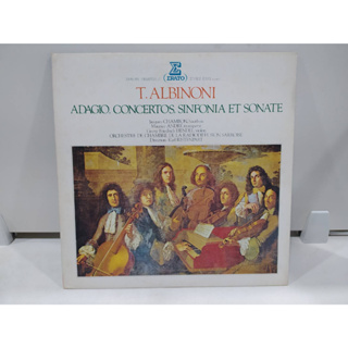 1LP Vinyl Records แผ่นเสียงไวนิล T.ALBINONI ADAGIO. CONCERTOS, SINFONIA ET SONATE  (J20D165)