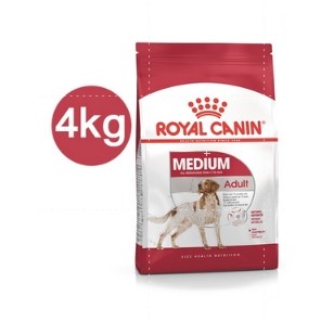 Royal Canin Medium Adult 4 kg สำหรับสุนัขโต พันธุ์กลาง อายุ 12 เดือน - 7 ปี 4 kg