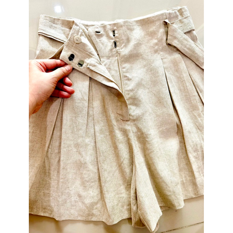 zara-linen-blend-belted-bermuda-shorts