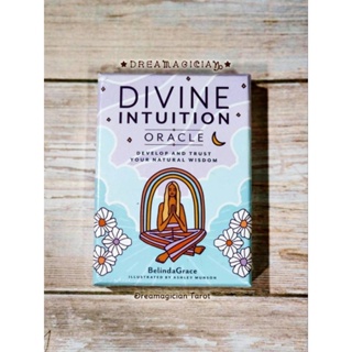 Divine Intuition Oracle ไพ่ออราเคิลขอบสีขมพู ไพ่แท้ลดราคา ไพ่ยิปซี ไพ่ทาโร่ต์ ไพ่ออราเคิล Tarot Oracle