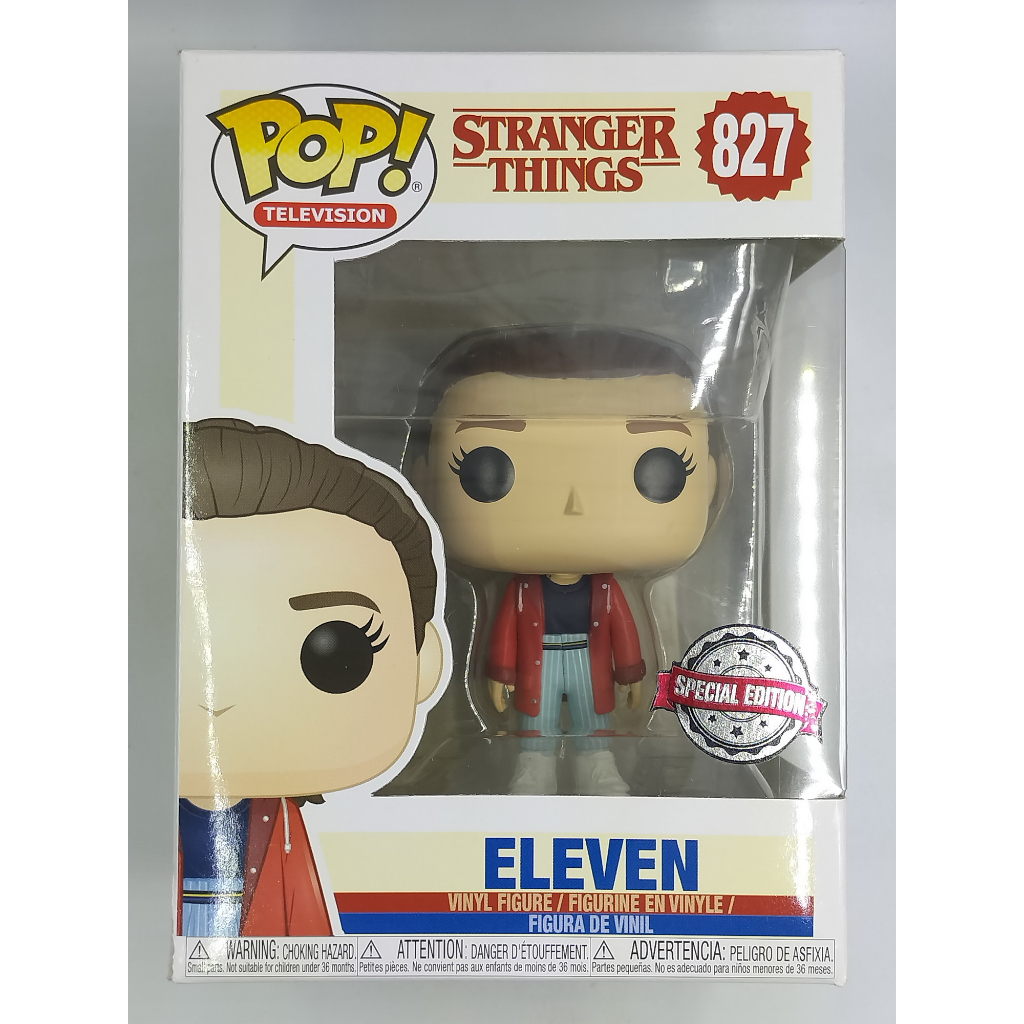 funko-pop-stranger-things-eleven-827-กล่องมีตำหนินิดหน่อย-แบบที่-3