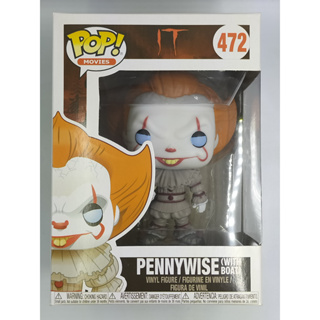 Funko Pop IT - Pennywise With Boat #472 (กล่องมีตำหนินิดหน่อย)