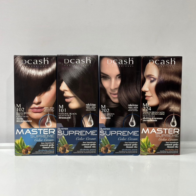 Dcash ดีแคช โปรเฟสชั่นนอล มาสเตอร์ ซูพรีม คัลเลอร์ ครีม (ครีมย้อมผม ...