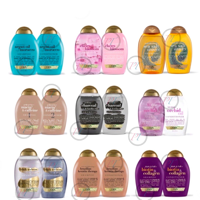 OGX Shampoo/Conditionner 385ml. OGX แชมพู /ครีมนวด 385มล. | Shopee Thailand